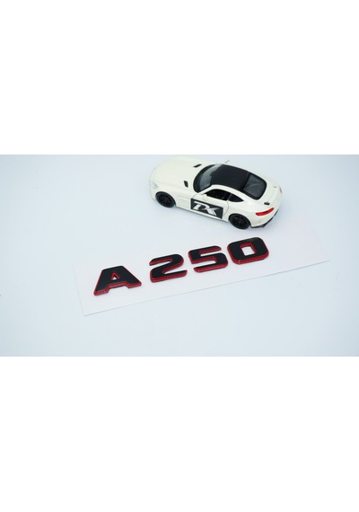 Dk Tuning A 250 Bagaj Kırmızı Siyah Abs Yazı Logo Benz İle Uyumlu