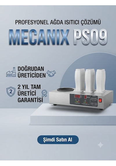 Mecanix Profesyonel Dijital Ağda Makinesi - Hassas Isı Ayarlı