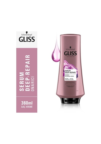 Schwarzkopf Gliss Serum Deep Repair Saç Bakım Kremi 360 ML