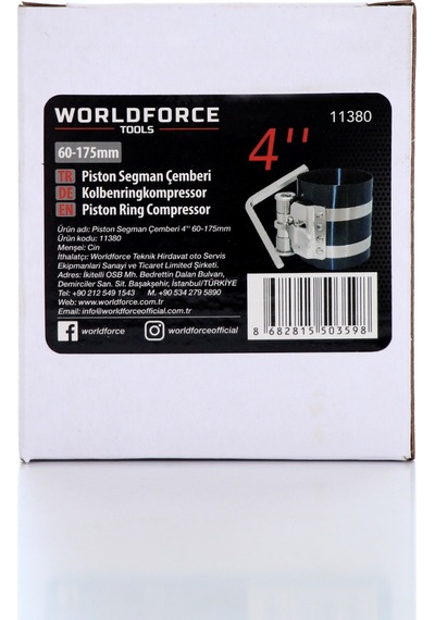 Worldforce 4" 60-175 MM Piston Segman Çemberi Profesyonel