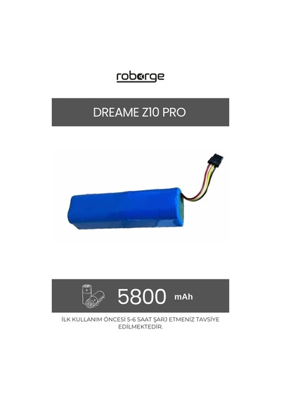 Dreame Bot Z10 Pro Robot Süpürge Uyumlu Batarya 5800 Mah - Muadil Ürün