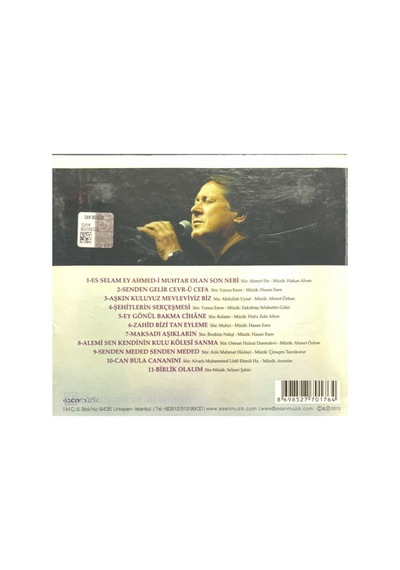 Plak Değildir Kaset Tir Cd Ahmet Özhan Son Nebi Cd
