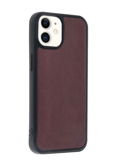 Apple iPhone Uyumlu 11 Kılıf Aras Deri Kapak - Bordo Bzsxx00 1