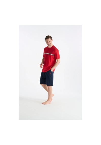 U.S. Polo Assn. 26y Erkek Kırmızı Şort Takım Kırmızı/l