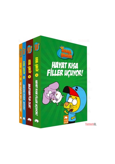 Kral Şakir Okuma Seti 1-2-3-4 Ciltli