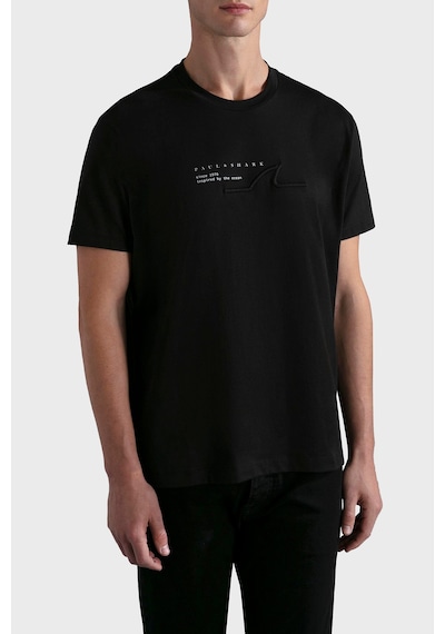 Paul & Shark Erkek T Shirt 24411053 011 Siyah SIYAH Siyah