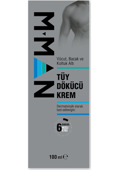 M Man Tüy Dökücü Krem 100 Ml 5 Adet
