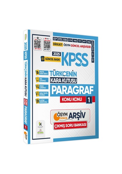 2025 Kpss Kara Kutu Türkçe Paragraf 3lü Altın Set Çıkmış Soru Bankası Konu Özetli Video/pdf Çözümlü