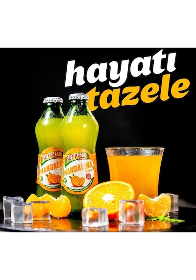 Beypazarı Doğal Maden Suyu Mandalina Aromalı 6 x 200 ML