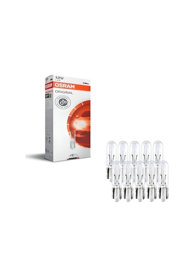 Osram 2721 Küçük Dipsiz 12v 1,2w T5 Gösterge Ampul 10 Adet