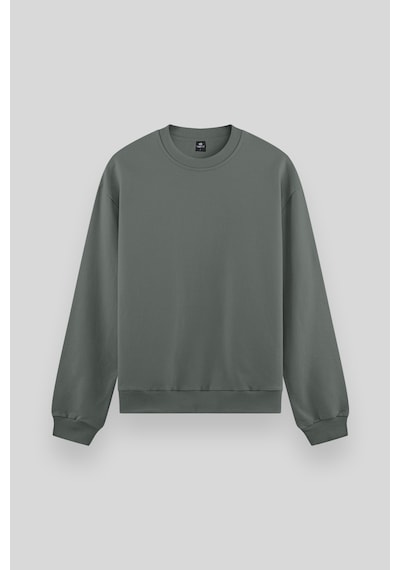 Tommy Life Standart Fit Basic O Yaka 2li Paket Bej-çağla Erkek Sweatshirt - 88053 Bej - Haki