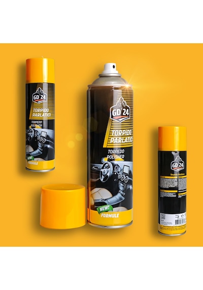 Gd 24 Torpido Parlatıcı & Plastik Parlatıcı Bakım Spreyi 500 Ml - Solmuş Yüzeyleri Canlandırın 500 Ml