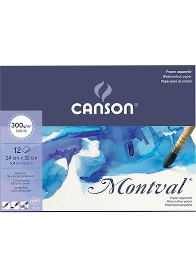 Canson Montval Sulu Boya Defteri 24X32 Cm Çok Renkli