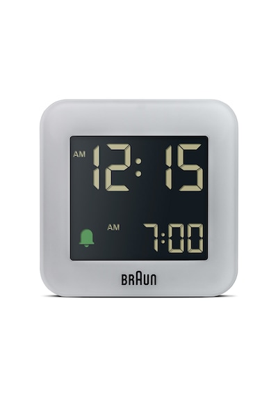 Braun Bc08g Gri Klasik Seyahat Dijital Alarmlı Masa Saati Brn.bc08g