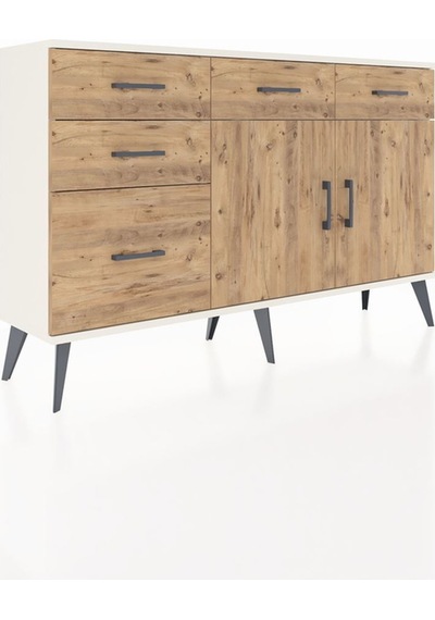 Arges Konsol 2 Raflı 5 Çekmeceli 2 Kapaklı 132x30x83 Aytaşı-çam/çam Çam/çam Arges Konsol 2 Raflı 5 Çekmeceli 2 Kapaklı 132x30x83 Aytaşı-çam/çam Çam/çam