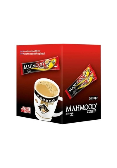 Mahmood Coffee 3'ü 1 Arada Hazır Kahve 24 Adet x 18 G