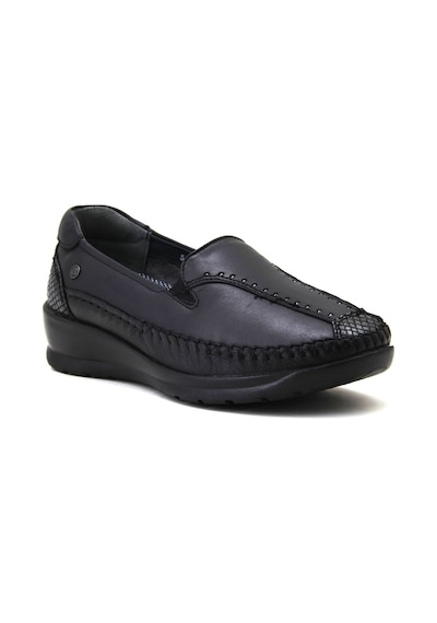 Forelli Lina 55022 Deri Comfort Kadın Ayakkabı - Siyah