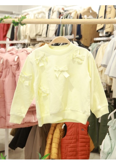 Xo Kids Kız Çocuk Sweatşirt 1-4 Yaş 39622 sarı