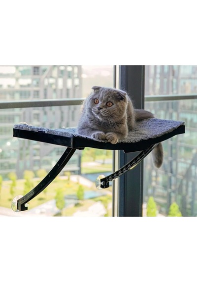 Cama Asılan Vantuzlu Plastik Kedi Yatağı Pembe