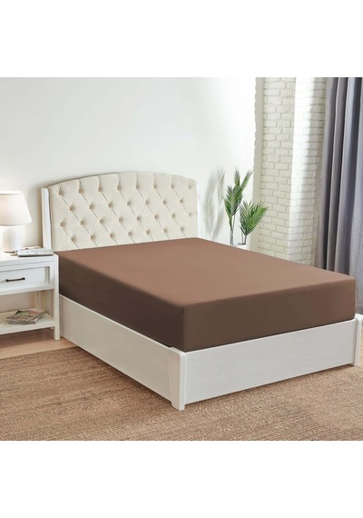 Lastikli Çarşaf Kahve 180x200 Genel