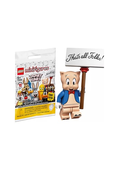 71030 Looney Tunes Series 71030 12 - Porky Pig Minifigür
