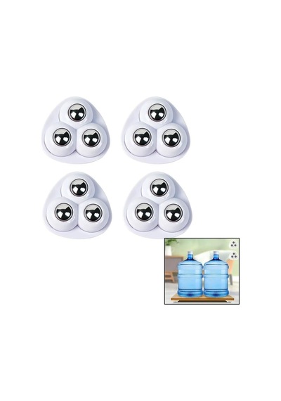 4 Pcs 3 Bilya Tekerlekli Mobilya Eşya Taşıma Aparatı 360 Derece 5122 Açık Ahşap