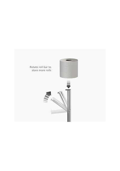 Joseph Joseph 70594 Easystore Luxe Paslanmaz Çelik Tuvalet Kağıdı