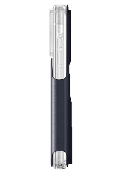 İphone 18 Pro Max Kılıf M-safe Özellik Amazingthing Titan Lens Flip Serisi Kartlıklı Kapak Lacivert