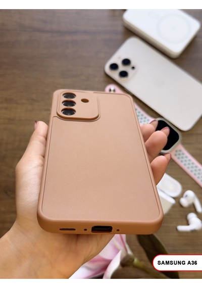 Samsung Galaxy A36 Uyumlu Kamera Korumalı Darbeye Dayanıklı Renk Atmayan Keep Silikon Kılıf Kahverengi Samsung Galaxy A36 Uyumlu Kamera Korumalı Darbeye Dayanıklı Renk Atmayan Keep Silikon Kılıf Kahverengi