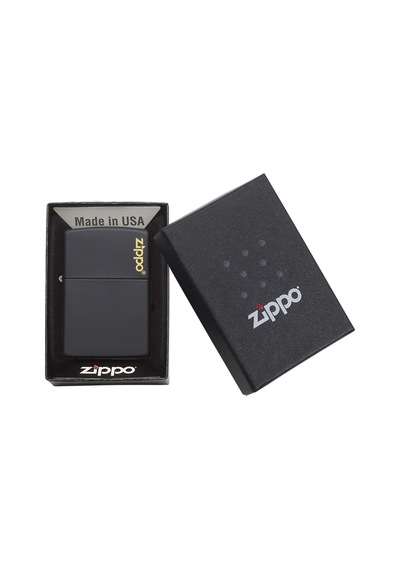 Zippo Çakmak Mat Siyah Zippo Logo 218-067278