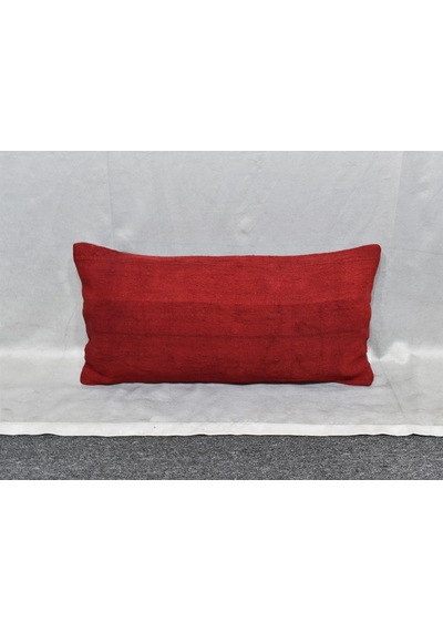 Zehra Abla Halı Yeni El Dokuma Dekoratif Lumbar Kilim Kırlent Yastık Kılıfı 6867 Çok Renkli