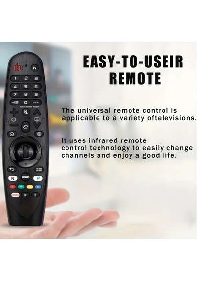 Akb75855501 Smart Tv Uzaktan Kumanda -akb75855501, Mr20gamr21ga, Mr21gc Modelleri İle Uyumlu - Kızılötesi, Pil Gücünde, 3 Cihaza Kadar Destekler
