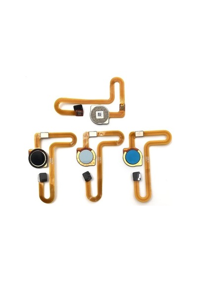 Xiaomi Redmi Note 8 Uyumlu Home Parmak izi Okuyucu Filmi Flex Silver