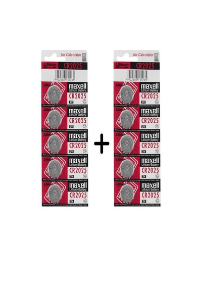 Maxell Cr2025 3v Lityum Pil 5'li Paket 2 Adet