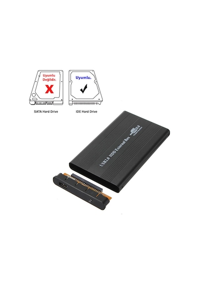 2.5 İde Harddisk Kutusu Usb2.0 - İde Hdd Kutu Çevirici Bağlantı