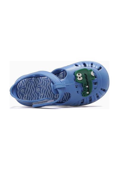 Igor Tobby Croco Unisex Kaymaz Taban Çocuk Sandalet 26y S10371 Mavi