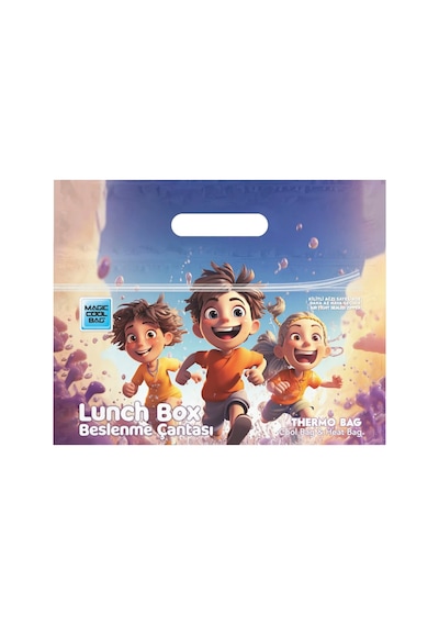 2 Adet Magic Cool Bag Lunch Box Gıda Poşeti Çok Renkli