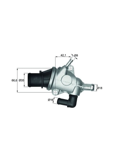 Termostat - Alfa Romeo 156, Spider, Gt, Gtv, 145, Punto, Stilo, Barchetta, Coupe - Mahle-tı12588