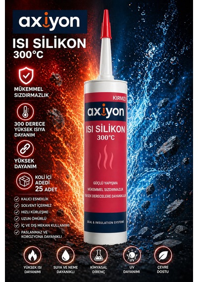 Axiyon Kırmızı Isı Silikonu 270 Gr
