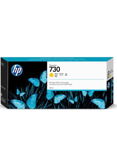 HP 730 P2V70A Mürekkep Kartuş Sarı 300 ML