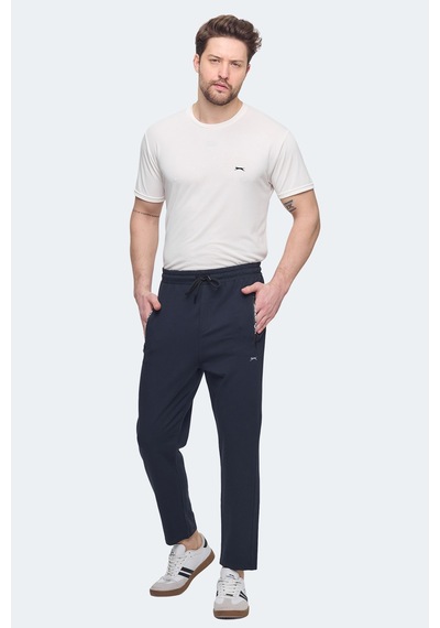 Slazenger Olı In Erkek Fermuar Cepli Lacivert Eşofman Altı Lacivert
