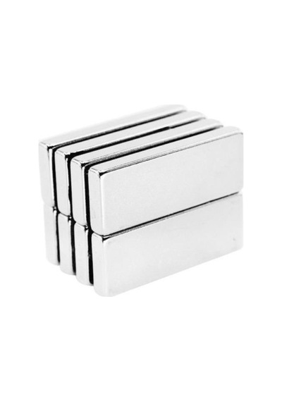 40x15x5 Mm Neodyum Dikdörtgen Süper Güçlü Mıknatıs-4 Adet
