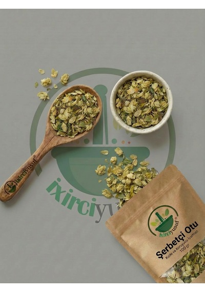 İxirciyusuf Şerbetçi Otu Hops Hops Flower Humulus Lupulus Kurutulmuş Bitki Çayı 100 G Doğal