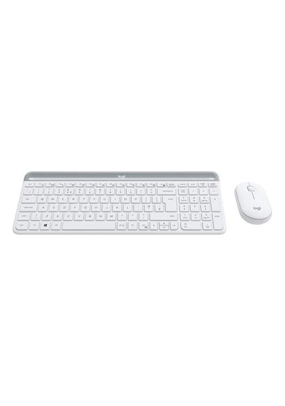 Logitech Mk470 İnce Kablosuz Set Beyaz 920-009436 Optik