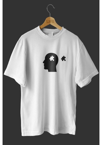 Noıssey -wed Reggae Tasarım Baskılı Oversize T-shirt Tişört Beyaz