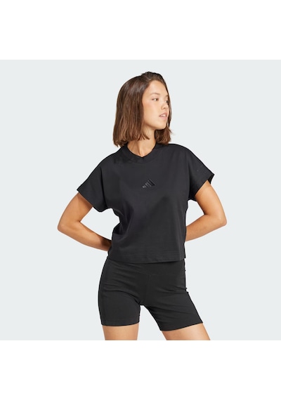 Black Adidas Kadın Günlük T-shirt W All Szn Tee Jj1235 Siyah