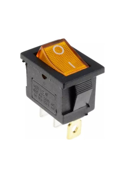Ic-118 Anahtar Küçük On - Off Işıklı 3 Bacaklı 1 Adet-Kırmızı