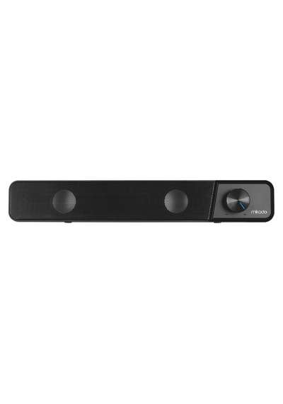 Mikado Serisi Md-69s Siyah 3wx2 Led Işıklı Multimedia Soundbar Speaker Bluetooth Desteği Yoktur Ürün Uzunlugu 40 Cm