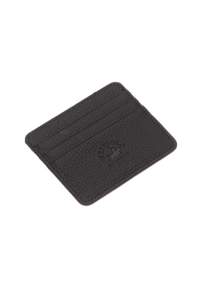 Westpolo Unisex Süper Slim Para Bölmeli Hakiki Deri İnce Kartlık Cüzdan 6 Bölmeli - 49mat Kahverengi