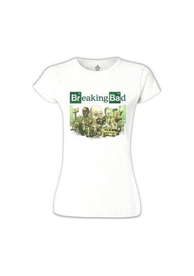 Breaking Bad 1 Beyaz Kadın Tshirt 001